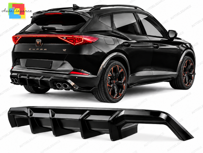 💕ART.2388 DIFFUSORE ADATTO PER CUPRA FORMENTOR MK1 2020-2024 NERO LUCIDO💕