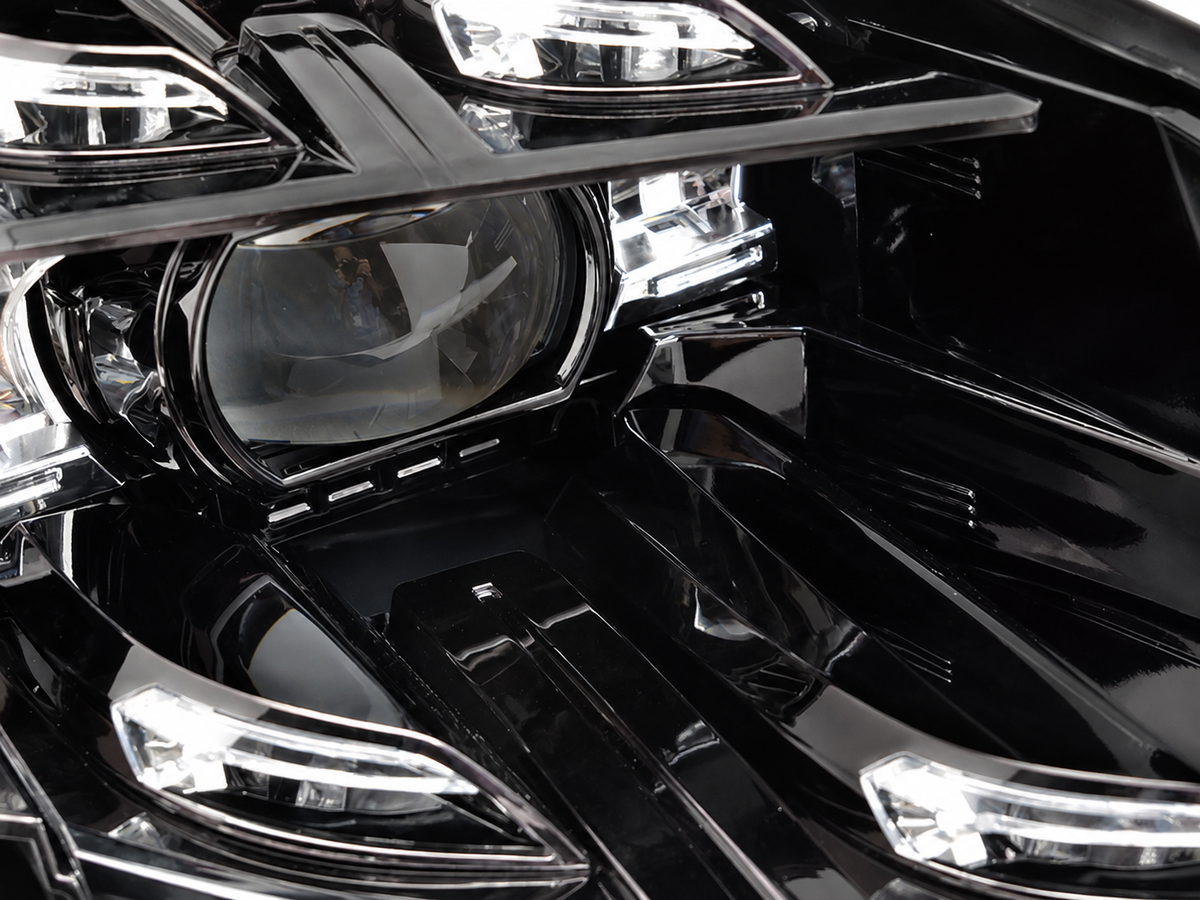 💕 Fari Anteriori Adatti per Porsche Cayenne 10-15 LED DRL Neri AFS 💕