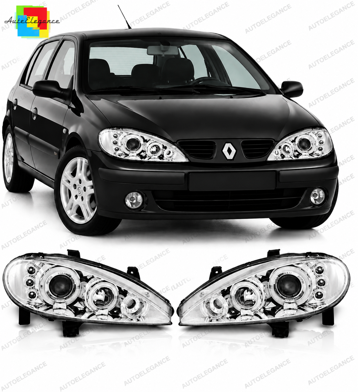 BODYKIT E36 + COUPE REAR LIGHTS WITH WHITE INDICATOR