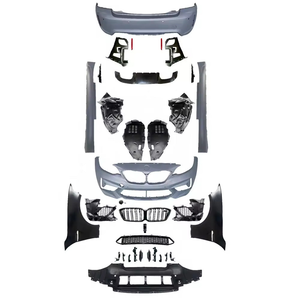 🔥BODYKIT COMPLETO M2C LOOK PER BMW SERIE 2 F22 / F23 (2014–2017) 🔥