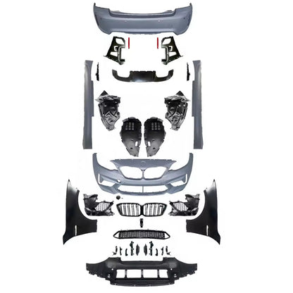 🔥BODYKIT COMPLETO M2C LOOK PER BMW SERIE 2 F22 / F23 (2014–2017) 🔥