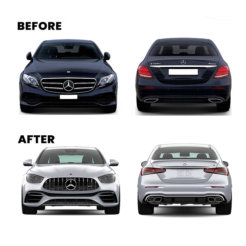 🔥BODYKIT COMPLETO PER MERCEDES E-CLASS (W213) 2016–2020 ➤ LOOK E63 FACELIFT🔥