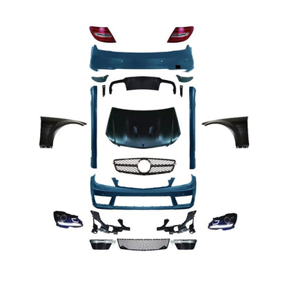 ART.3822 Bodykit per Mercedes Classe C (W204) 2008-2011 a C63 Facelift 2012