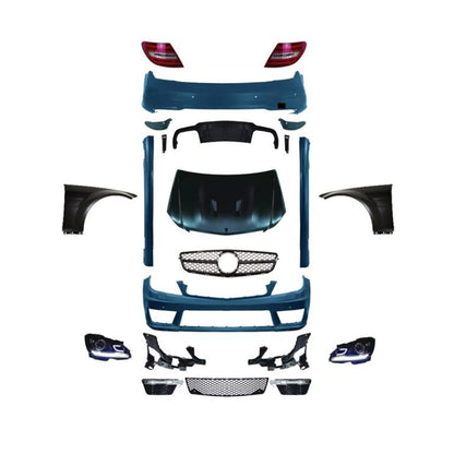 👉Bodykit per Classe C (W204) 08-11 in C63 Facelift 2012+👈