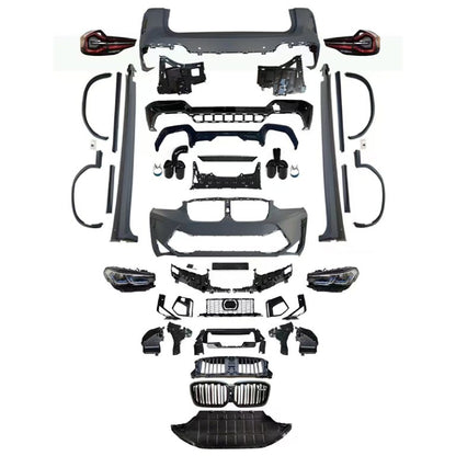 💫ART.7986 BODYKIT X3M LCI per BMW X3 18-21) con Fari Anteriori e Posteriori💫