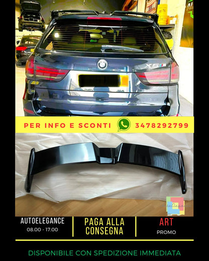 💯KIT  Spoiler Nero Lucido BMW X5 F15 X5M F85 M50D💯
