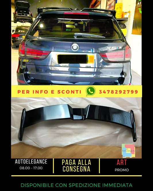 💯KIT  Spoiler Nero Lucido BMW X5 F15 X5M F85 M50D💯