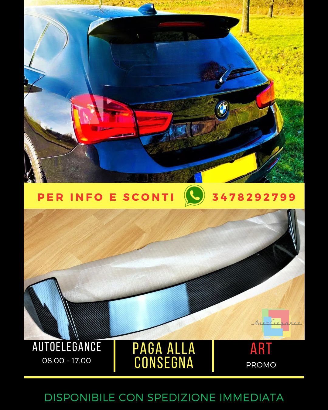 😍LCI Carbon Fiber Spoiler Suitable for BMW 1 Series F20 F21😍