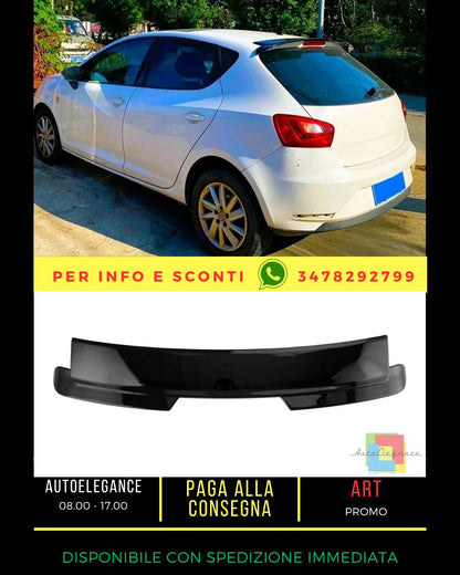 ✨Spoiler per tetto bagagliaio nero lucido adatto per SEAT Ibiza MK4 6J✨