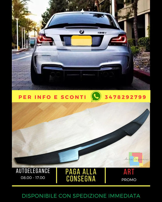 ⚡Carbon Fiber Spoiler KIT Fit For BMW 1 Series Coupe 1M E82 2007-2013