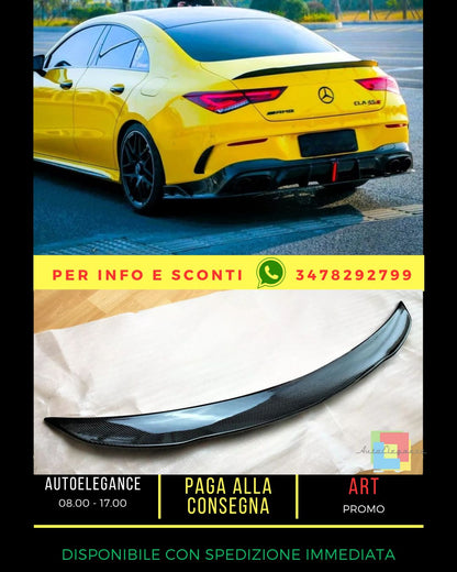 🤩Kit spoiler in fibra di carbonio adatto per Mercedes CLA Classe W118 C118🤩