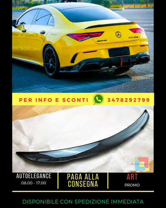 🤩Carbon Fiber Spoiler Kit Fit For Mercedes CLA Class W118 C118🤩