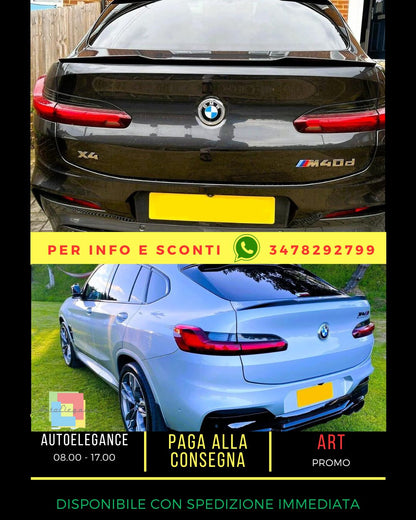😎KIT Spoiler posteriore in fibra di carbonio adatto per BMW X4 G02 X4M Sport😎