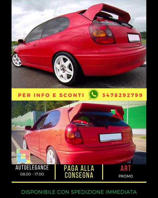 ❤️SPOILER ALETTONE POSTERIORE TOYOTA COROLLA E11 EDIZIONE WRC ( 1997-2001 )❤️