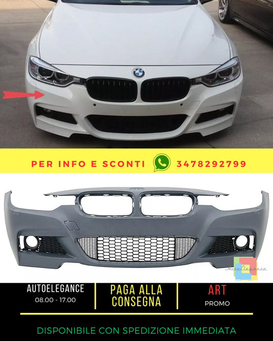 🔥Front bumper for BMW 3 F30 F31 11-19 M-Technik Look without Fog Lights🔥