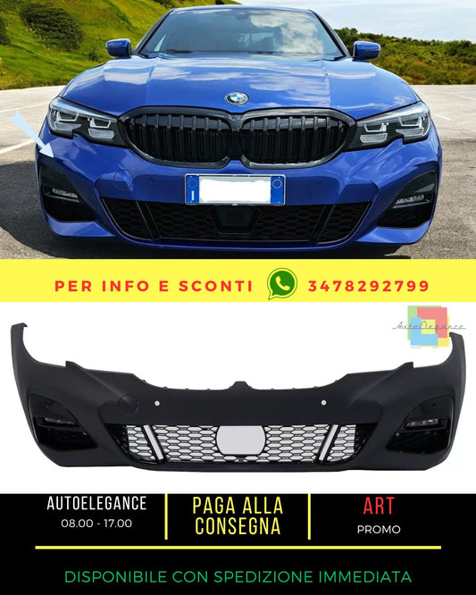 😎Front Bumper For BMW 3 Series G20 G21 2019-2022 For Fog Light ACC PDC😎 