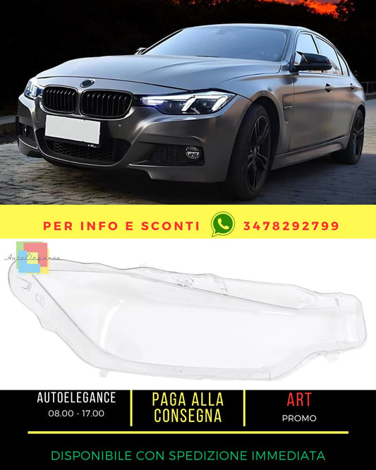 🤩Fari Lenti Occhiali per BMW Serie 3 F30 F31 2011-2014 vetro trasparente🤩