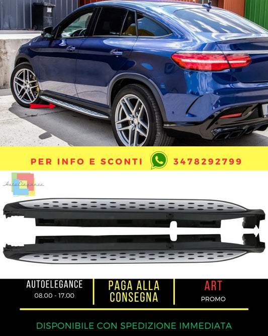 🤩Pedane Passaggi laterali per Mercedes GLE Coupé C292 2015-2019🤩