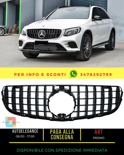 🤩Calandre pour Mercedes GLC X253 C253 15-18 GT R Panamericana Look🤩