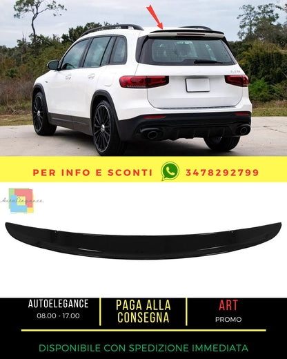 🤩Copribagagliaio spoiler per Mercedes GLB X247 2019+ nero lucido🤩