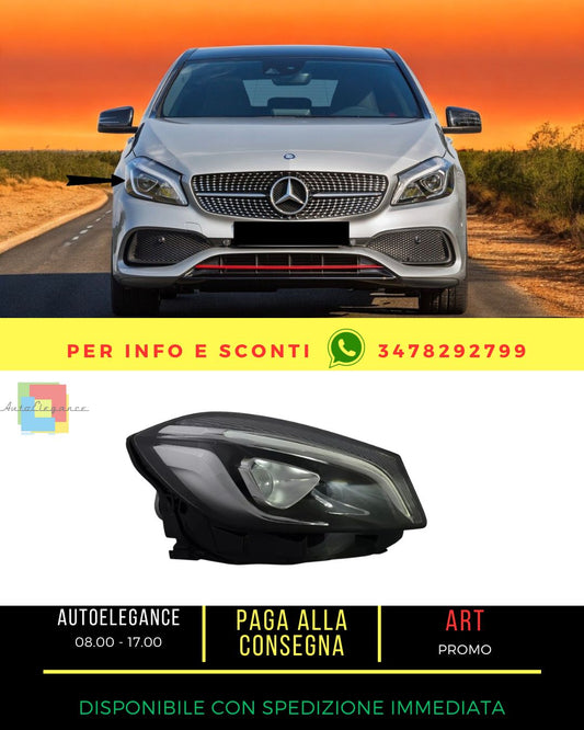🤩Full LED Headlights for Mercedes A-Class W176 2012-2018 only for Halogens🤩