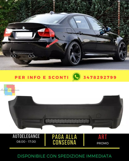 🤩Paraurti per BMW E90 3 04-11 Scarico centrale M3 Design senza PDC🤩