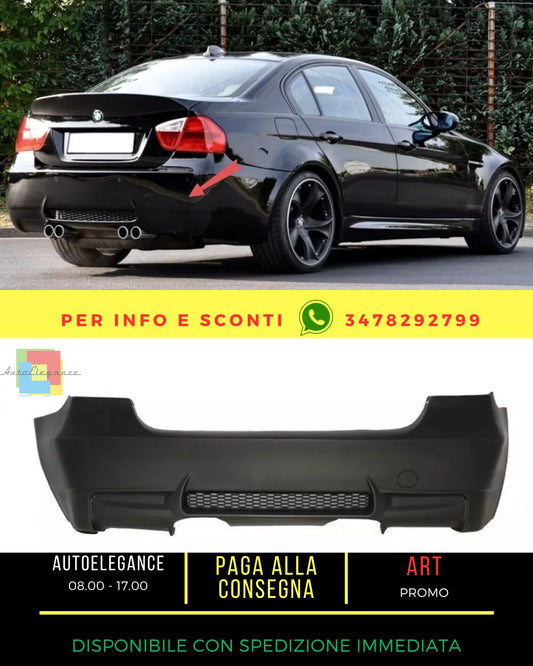 🤩Paraurti per BMW E90 3 04-11 Scarico centrale M3 Design senza PDC🤩