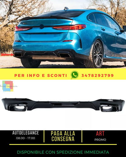 😍Diffuseur Embouts Noirs pour BMW 2 F44 Gran Coupé M235i Design😍
