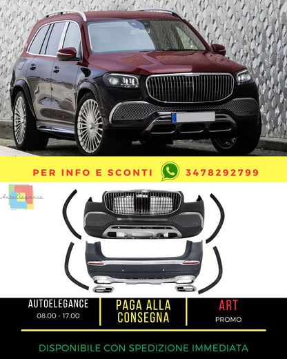 😍Kit conversione carrozzeria per Mercedes GLS X167 19+ paraurti passaruota😍