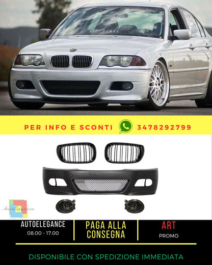 💎Paraurti per BMW 3er Coupe Cabrio Berlina Estate E46 98-04 Fendinebbia M3💎