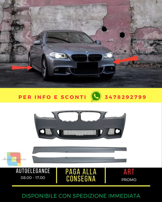 💎Paraurti Minigonne laterali per BMW Serie 5 F10 F11 11-2014 M-Technik Design💎