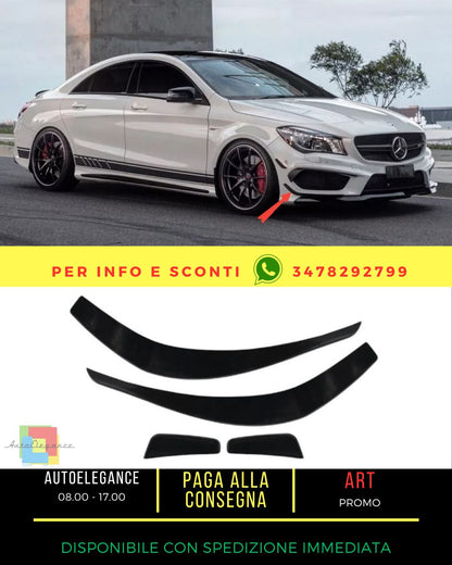 😎Divisori paraurti per Mercedes CLA W117 C117 X117 13-16 CLA45 Look😎