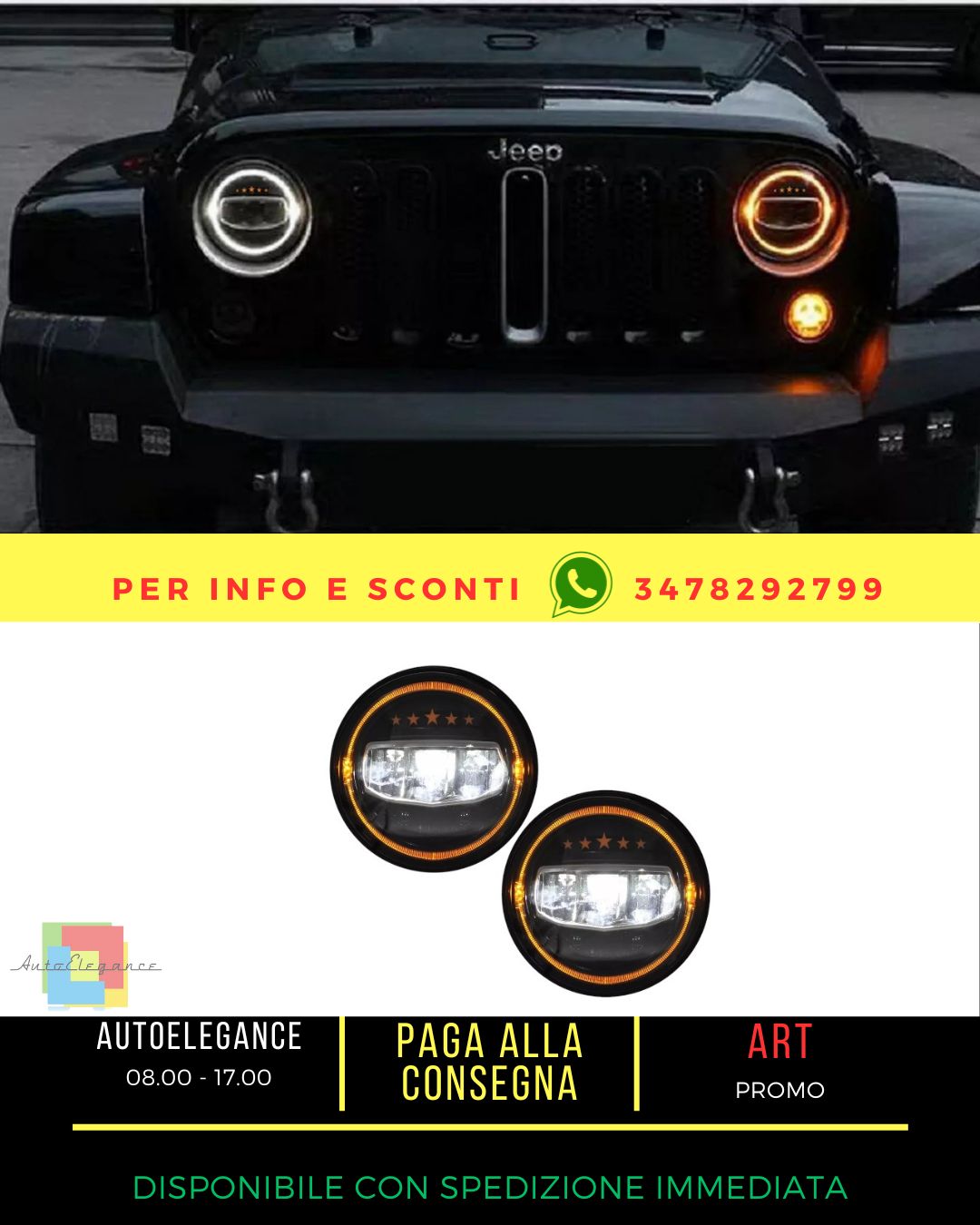 😎Fari a LED CREE da 7 pollici Halo DRL per Jeep Wrangler JK TJ LJ JL 97-17 5 😎
