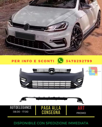 😎Kit carrozzeria per griglia paraurti VW Golf 7.5 Facelift Hatchback 17-20 R 😎