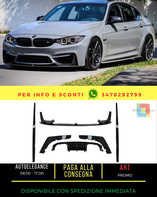 😎Bodukit Aero Labbro Diffusore per BMW F80 M3 F82 M4 14-19😎