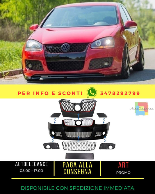 😎Replacement Front Bumper Grille GTI Design for VW Golf 5 V MK5 2003-2😎 