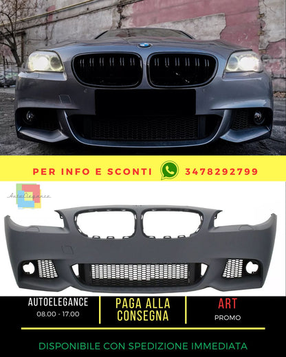 😎Paraurti anteriore per BMW Serie 5 F10 F11 2011-2014 M-Technik Design SRA😎