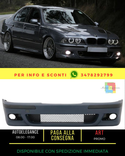 😎Paraurti per BMW Serie 5 E39 95-03 Fendinebbia Lente Fumé M5 Look😎
