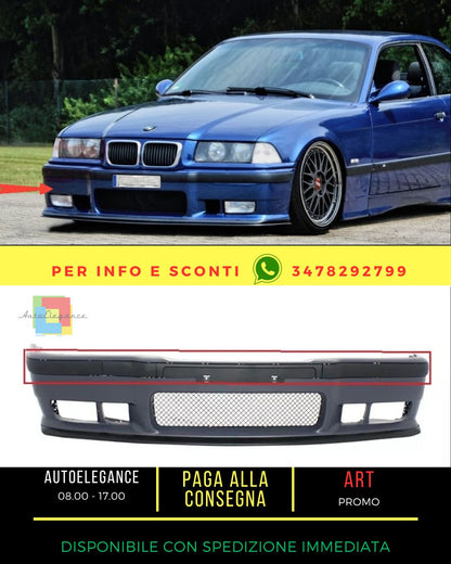 😍Modanature pannelli paraurti anteriore per bmw serie 3 e36 m3 1992-1998😍