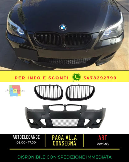 😍Paraurti Griglia Calandra per BMW 5 E60 E61 03-07 M-Technik Design 😍