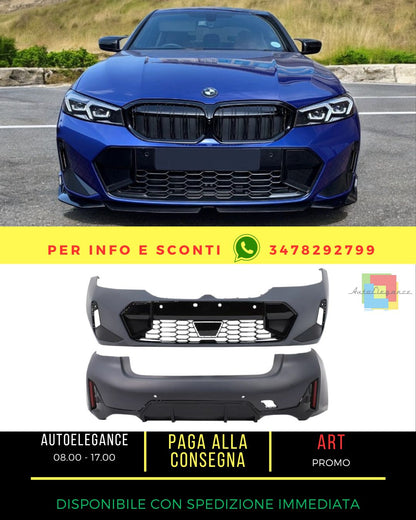 😍Kit Carrozzeria per BMW Serie 3 Berlina G20 LCI 2023- M-Tech Design Paraurti😍