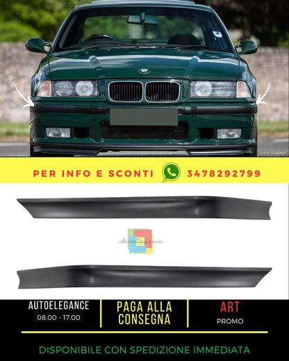 😍Paraurti spoiler spaccalegna per BMW Serie 3 E36 92-98 M3 GT Design-😍