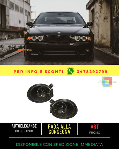 ⭐Lente fumé fendinebbia per BMW 3 E46 1998-2003 5 E39 1996-2002 Versione sporti⭐