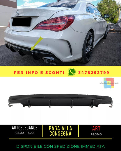 ⭐Diffusore per Mercedes CLA W117 X117 Shooting Brake 13-18 Facelift CLA45 Look⭐