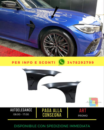 ⭐Parafanghi anteriori per BMW Serie 3 G20 Berlina G21 Touring 2018+ M8 Look⭐