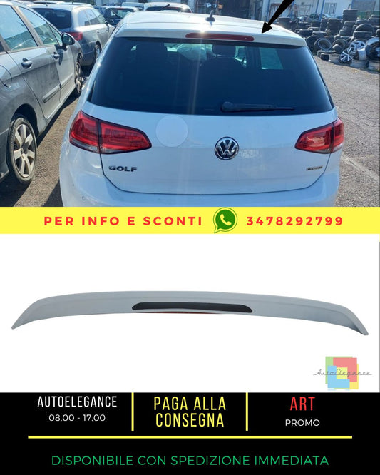 ⭐Spoiler posteriore con alette posteriori per VW Golf 7 VII 12-17 restyling GTI⭐