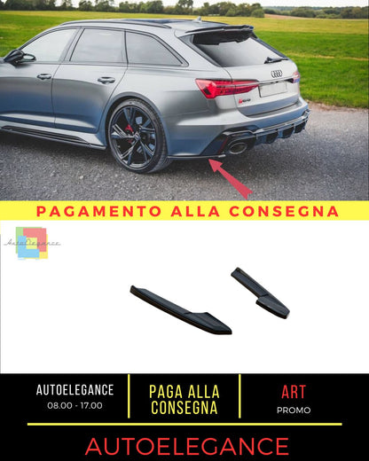 😎Splitter laterali posteriori V.2 adatto per Audi RS6 C8😎