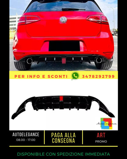 🤩Diffuser suitable for VW Golf MK7 GTI GTD TSI TDI TCR🤩