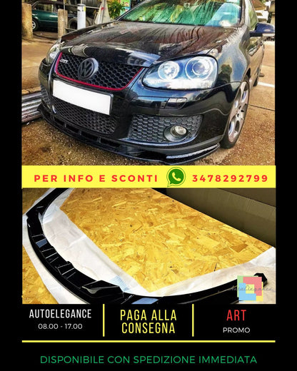 🖤Splitter suitable for VW Golf MK5 GTI GT TDI 2003-08🖤