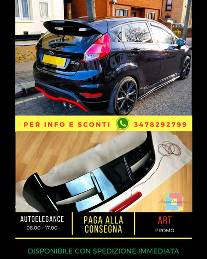 ⚡Glossy Black Spoiler Suitable for Ford Fiesta 'ST Look' Style MK7 MK7.5⚡
